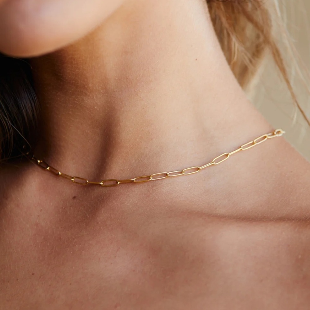 NWOT - Atolea Cozumel Paperclip Necklace